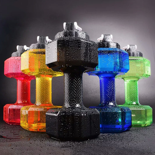 Dumbbell water bottle