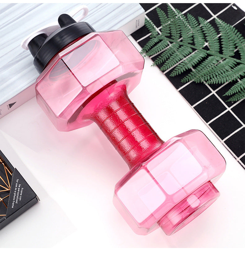 Dumbbell water bottle