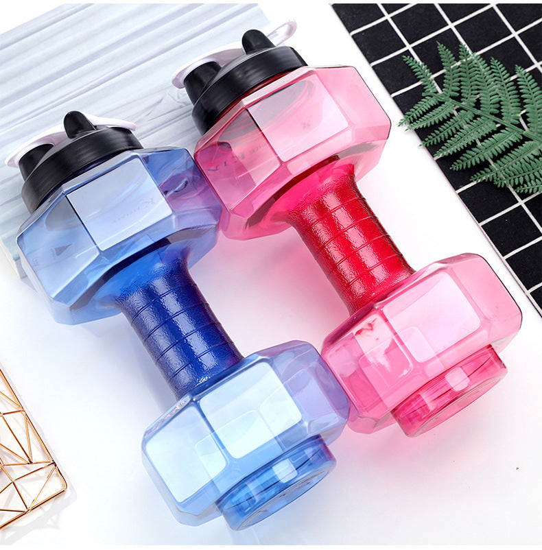 Dumbbell water bottle